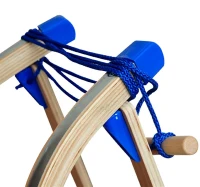 HomCom Folding Vintage Natural Wood Snow Sled Racer(m-9)