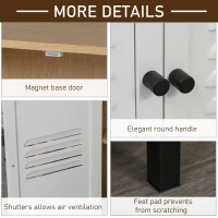 Vinsetto File Cabinet Metal and Wood Under Desk Lateral Filing Cabinet Shelf Adjustable(m-7)