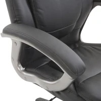 HOMCOM High Back Executive Office Chair Adjustable Tilt Black(m-12)