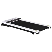 Soozier Home Gym Treadmill, Walking / Jogging Exercise Machine w/ LCD Monitor, White(m-11)