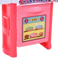 HOMCOM 20 Piece Pretend Play Kitchen and Oven Set(m-8)