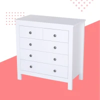 HOMCOM Storage Cabinet with Glide & Knob MDF(m-12)