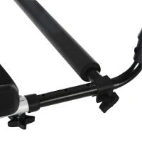 HOMCOM Adjustable Aluminum Upright Rollator Walker for Seniors, Medical Walker Wheelchair with Bag Armrest(m-14)