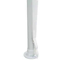 Outsunny 10X30ft Gazebo Canopy Party Tent Outdoor Event Sunshade Portable with 5 Removable Sidewalls White(m-11)