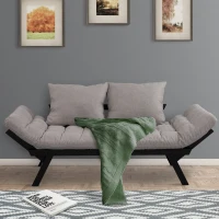 HOMCOM Sofa Bed Couch Chaise Lounger 3-in-1 3-Position(m-1)