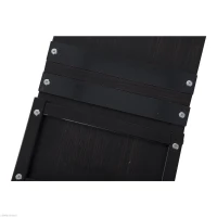 HOMCOM Expanding Snack Table Folding Tray Laptop Holder Modern Walnut(m-9)