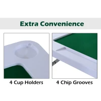 HOMCOM Folding Card Table Card Table(m-6)