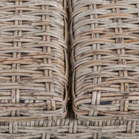 Outsunny Outsunny Rattan Wicker Coffee Side Table with Double Lift Top Design, Large Storage Space, Rust-Fighting Steel Frame for All Weather for Outdoor, Patio, Garden, Backyard, Brown(m-11)