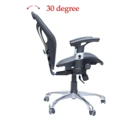 HomCom Mesh Ergonomic Home Office Desktop Computer Chair - Black(m-4)