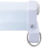 HOMCOM 100" Projector Screen Diagonal Manual Pull Down Projection Screen 4:3 16:9 Format Home Theater(m-6)