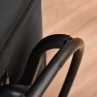 HOMCOM 360 Degree Swivel Video Gaming Chair, Folding Floor Sofa 5-Position Adjustable Lazy Chair, Grey(m-14)