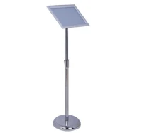 HOMCOM 8"x12" Adjustable T-Sign Poster Stand Pedestal Dispaly Frame(m-4)