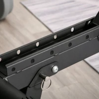 Soozier Foldable Multifunctional Sit Up Dumbbell Bench Adjustable Exercise with Resistant Rope for Home, Office and Gym, Black(m-23)