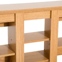 HOMCOM Triple Wall Mounted Media Storage Floating CD DVD Shelves Rack Hanging Organizer Unit(m-7)