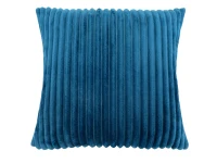 Monarch 18" x 18" Ultra Soft Ribbed Style Throw Pillow (1 pc) - Blue(m-1)