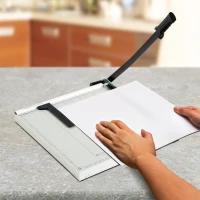 Open Box HOMCOM Paper Cutter Guillotine 12 A3 Sheet Paper Cutting Machine(m-1)