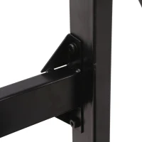 HOMCOM 47 inch Gaming Desk, Racing Style Computer Table, Home Office Workstation with Rotatable Cup Holder, Headphone Hook, Gamepad Stand, Wire Port, Black(m-8)