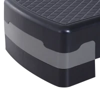 Soozier Adjustable 27'' Aerobic Cardio Adjust 4"-6" Exercise Stepper Risers(m-9)