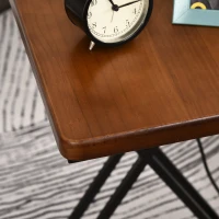 HOMCOM 65" Floor Lamp with Table Extendable and Retractable Arm E26 Steel(m-8)