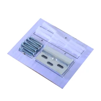 HOMCOM Wall Mounted Fold Out Convertible Desk Laptop Table with Storage Shelf White(m-10)