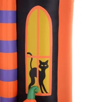 HOMCOM 10’ Halloween Inflatable Archway Indoor Outdoor Decoration - Frankenstein Haunted House(m-12)