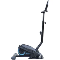Soozier Magnetic Stepper Elliptical Machine with Adjustable Handlebar Cardio Workout Glider Trainer w/ LCD Monitor(m-7)