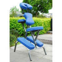 HOMCOM Portable Massage Chair Spa Beauty Relaxing Chair PU Leather w/ Carry Bag(m-1)