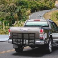 Aosom Hitch Cargo Carrier Hitch Mount with Luggage Storage and 6 Visibility Reflectors(m-9)