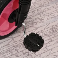 Qaba 3 Wheel Kids Tricycle Toddler Walking Trikes with Adjustable Seat for 3-6 Years old Boys & Girls Pink(m-13)