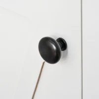 HOMCOM Home Office Computer Desk with Lower Storage Cabinet and X Bar Metal Frame, White(m-13)