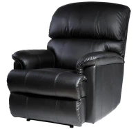 HOMCOM Plush Recliner - Black(m-4)