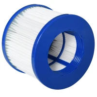 Outsunny 6-Pack Replacement Hot Tub Spa Filter Cartridges Only for Outsunny Spa Pools and Hot Tubs, Non-Woven Fabric for Impurities(m-9)
