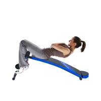 Soozier Crunch Board Ab Bench Curved Sit up Bench Ab Exercise Core Workout(m-5)