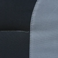 Outsunny Foldable Outdoor Lounge Chair with Footrest, Oversized Padded Zero Gravity Lounge Chair with Headrest, Cup Holders, Armrests for Camping, Lawn, Garden, Pool, Gray(m-13)