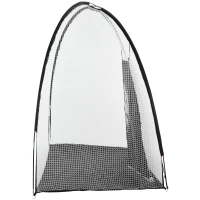 Soozier Golf Hitting Net with Chipping Target, Golf Aid Training Practice Net with Carry Bag for Indoor and Outdoor Golf Sports(m-8)