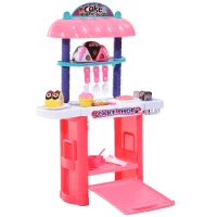 HOMCOM 20 Piece Pretend Play Kitchen and Oven Set(m-1)