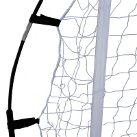 Aosom 6x4ft Portable Practice Soccernet Quick Set Up Outdoor Shot Training Aids with Carrying Bag(m-8)
