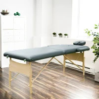 Soozier 2.5" Thick Portable Massage Table Foldable Adjustable Salon Bed Spa Bag(m-1)