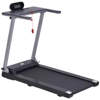 Soozier Foldable Electric Motorized Treadmill Running Machine with 12 Pre-Set Programs 7.5 MPH Max Speed LCD Display for Home Use - Black(m-8)