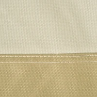 Outsunny 87-Inch Patio Umbrella Cover 600D Waterproof Outdoor Offset Banana Style, Beige and Coffee(m-10)