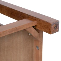 HomCom 24" Wooden Side Accent End Table with Drawer, Tray, and Storage Shelf(m-12)