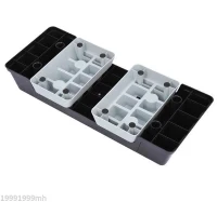 Soozier Aerobic Stepper 3-Level Riser Fitness Cardio Workout Steps 4.7" - 6.7" - 8.7"(m-9)