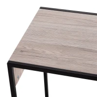 HOMCOM MDF 3 PCs Nesting Table End Table  Nightstand w/ Drawer Water-resistant(m-7)