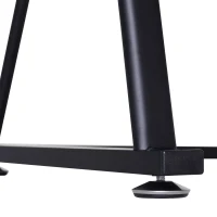 Vinsetto L Shape Computer Desk Eco-Friendly Wood & Metal Corner Display Table Minimalist Easy Assembly(m-9)