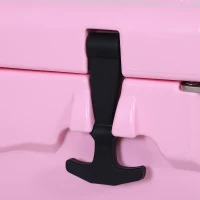Outsunny 50 Quart Heavy Duty Ice Cooler Outdoor Insulated Cooling Box Easy Portable Cooling Bin Pink(m-11)