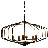 HOMCOM Vintage Pendant Lights Industrial Adjustable Pivoted Design Hanging Lighting(m-1)
