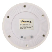 Outsunny 16RGB Colors Rechargeable Magic LED Stool Light With Remote Control Indoor&Outdoor Party(m-10)