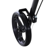 HOMCOM Foldable Medical Rollator Walker With Storage and Seat  Wheelchair(m-9)