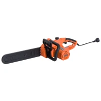Open Box DURHAND 16” 13-Amp 120V Corded Electric Chainsaw Adjustable - Orange(m-1)