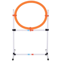 PawHut Dog Agility Training Jump Ring / Hurdle Bar(m-4)